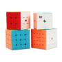 Imagem de Cubo Mágico Infantil Quebra-cabeça Série Qiyi 2x2 3x3 4x4 5x5 Skewb Pyraminx Cubo Mágico Brinquedo