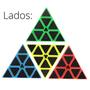 Imagem de Cubo Mágico Pirâmide Pyraminx Profissional Qiming Carbon