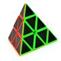 Imagem de Cubo Mágico Pirâmide Pyraminx Profissional Qiming Carbon