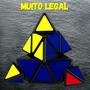 Imagem de Cubo Mágico Pyraminx Pirâmide Triângulo Profissional 3x3x3