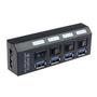 Imagem de Cubo USB 3.0 de 4 Portas com Adaptador de Alimentação e Interruptor Liga/Desliga para Notebook