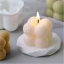 Imagem de Cubos antiaderentes de molde de bolo de silicone para bolos de vela