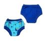 Imagem de Cueca Algodão Desfralde Absorvente Kit 2unds EcoPlay Pinguim