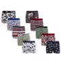 Imagem de Cueca Box Estampadas Falke Microfibra Kit com 4 Masculino Sortidas