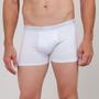 Imagem de Cueca Boxer 2 X 1 Liso Branco - Id Underwear