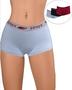 Imagem de Cueca Boxer Box Calcinha Feminina Short Shortinho Mulheres Confortavel Calçola Tanga Confortavel