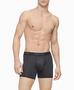 Imagem de Cueca boxer Calvin Klein Micro Stretch para homens, pacote com 3 unidades, preta L