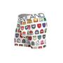 Imagem de Cueca Boxer Kevland Pixel Branca Estampada