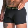 Imagem de Cueca Boxer KingeJoe Elastico Neon  Preto com Amarelo