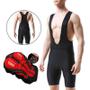 Imagem de Cueca Boxer Masculina Acolchoada 5D em Gel para Ciclismo - Lycra Respirável