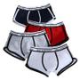 Imagem de Cueca Boxer Masculina de Algodão - Kit com 5 Unidades - Conforto Casual