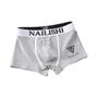 Imagem de Cueca Boxer Masculina De Algodão Respirável De Cintura Média Para Meninos Roupa Íntima Esportiva