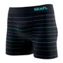 Imagem de Cueca Boxer Mash Adulto Microfibra Listrada Sem Costura Cueca Boxer Mash Adulto Microfibra Listrada Sem Costura PT00-PRETO M