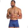 Imagem de Cueca Boxer Poliamida Masculina Adulta 100% Forro Algodão Elástico Baixa Relevo Lisa Homem P ao GG 