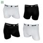 Imagem de Cueca Boxer Polo Wear Masculina Microfibra Kit com 4 - 2 Cores