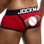 Imagem de Cueca Boxer Shorts Jockstrap Aberta Atrás Firme Calção Masculino