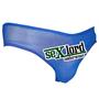 Imagem de Cueca Cintura Fina Azul Transparente SexLord Underwear