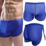 Imagem de Cueca com Abertura Lateral Ultra Fina Transparente Azul SexLord