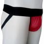 Imagem de Cueca Jockstrap Bicolor Preto com Vermelho Transparente SexLord