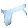 Imagem de Cueca Jockstrap com Alça de Sustentação Atrás Cirre Branco Respirável Cuecas SexLord Underwear