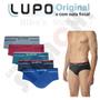 Imagem de Cueca lupo slip fio texturizado microfibra 624 - kit 4