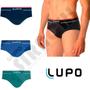 Imagem de Cueca lupo slip fio texturizado microfibra 624 - kit 5