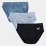 Imagem de Cueca Lupo Slip Kit 3 Peças Infantil