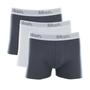 Imagem de Cueca Mash Kit 3 Boxer Cinza/Branco/Cinza