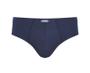 Imagem de Cueca plus size slip algodão lisa azul - ref7066