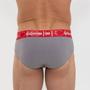 Imagem de Cueca Slip Max Compress Cinza/Vermelho