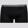 Imagem de Cueca Sunga Lupo Basic Algodão com Elastano Preta e Cinza