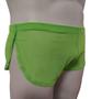 Imagem de Cueca Ultra Fina com Abertura Lateral em Tule Verde FlorescenteTransparente Cuecas SexLord Underwear