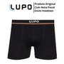 Imagem de Cuecas Boxer Box Masculinas Cueca Lupo Microfibra Sem Costura Adulto Kit 2 Peças Original 436