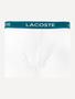Imagem de Cuecas Lacoste Boxer Long Colored Lettered Waist Branca/Grafite/Preta Pack 3UN