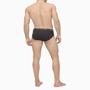 Imagem de Cuecas Masculinas Calvin Klein - Kit com 3 Unidades (GG) - Algodão Elástico (Preta/Azul)