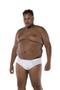 Imagem de Cuecas Slip Algodão Plus Size Keeper Kit Com Dez Peças