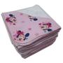 Imagem de Cueiro Bebê Disney Com Aplique Estampado Flanelado 80x80cm Com Crochê