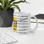 Imagem de Cuidado caneca do papai presente criativo pai geek