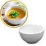 Imagem de Cumbuca 500ml Tigela Bowl Porcelana Branca 2 Linha Japonesa Sopa Caldo Feijoada Farofa Vinagrete Sobremesa Açaí Consume 