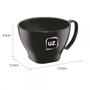 Imagem de Cumbuca Premium Com Alça 500 Ml Preto Sopas Petiscos UZ24PR