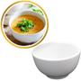 Imagem de Cumbuca Tigela 500ml Bowl Porcelana Branca 1 Linha Japonesa Sopa Caldo Feijoada Farofa Vinagrete Sobremesa Açaí 