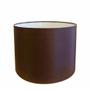 Imagem de Cúpula abajur cilíndrica cp-8021 Ø45x25cm café