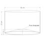 Imagem de Cúpula abajur e luminária cilíndrica vivare cp-8023 Ø50x21cm - bocal europeu