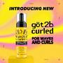 Imagem de Curl Foam got2b Curled Flexible 200mL para cachos do tipo 2-3