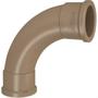 Imagem de Curva Fortlev PVC Liso Liso 1 X 90 Marrom