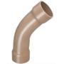 Imagem de Curva Marrom Krona Liso Liso   40Mm X 45  396 ./ Kit Com 5