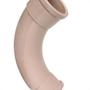 Imagem de Curva Plastilit PVC Liso Liso 1X90 Marrom - Kit C/10 Unidades