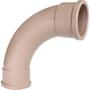 Imagem de Curva Plastilit PVC Liso Liso 1X90 Marrom - Kit C/10 Unidades