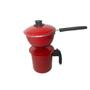 Imagem de Cuscuzeira 500 ml Individual Vermelha maçãSTORE