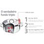 Imagem de Cuscuzeira Tramontina Indução Inox Com Tampa Solar 16Cm 1,6L